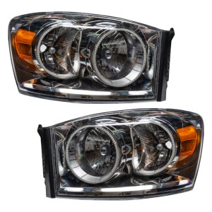 Dodge Ram Headlight Assemblies - ORACLE Lighting - ColorSHIFT w/ 2.0 Controller - `07-`08 Dodge Ram Headlight Assemblies - ORACLE Lighting - ColorSHIFT w/ 2.0 Controller - `07-`08